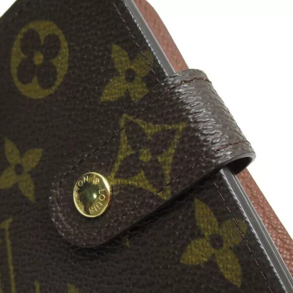 Auth LOUIS VUITTON Compact Zip Bifold Wallet Brown Monogram canvas - Picture 5 of 11